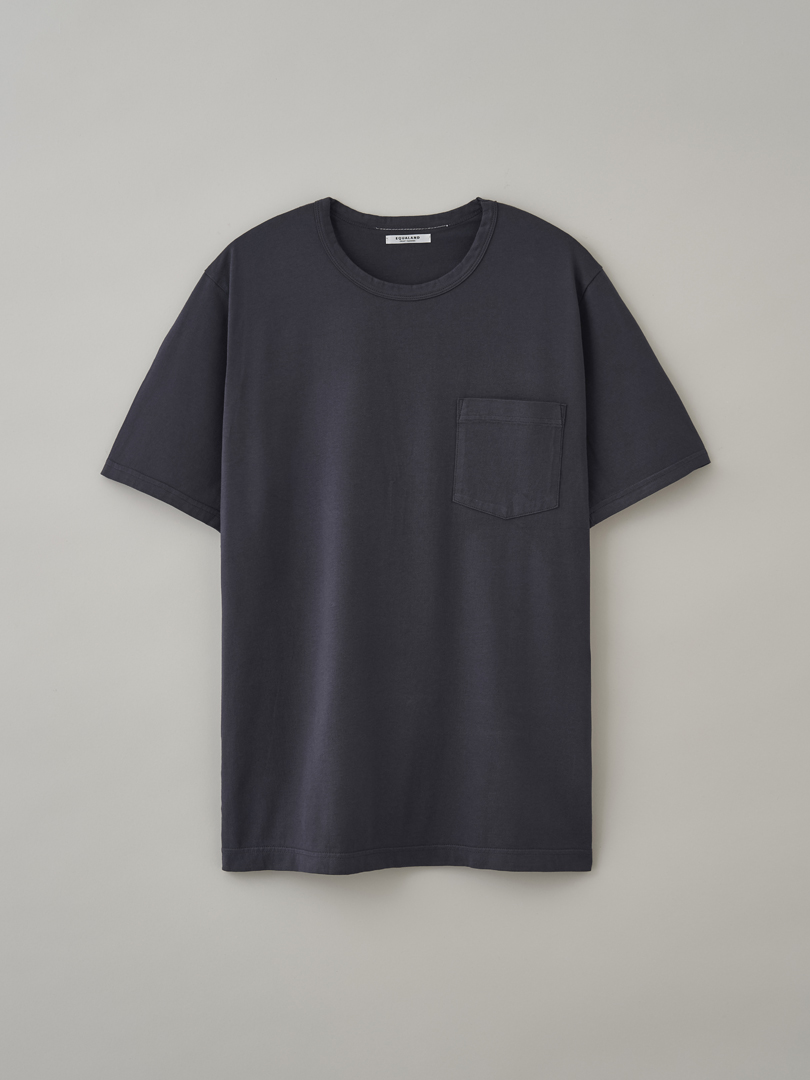#05 バンブーチャコールTシャツ：ポケット